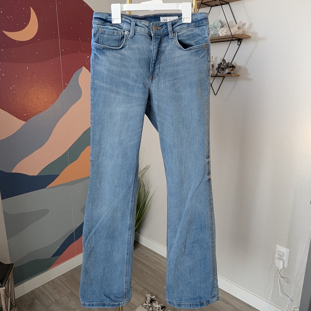 Zara Light Blue Denim Jeans